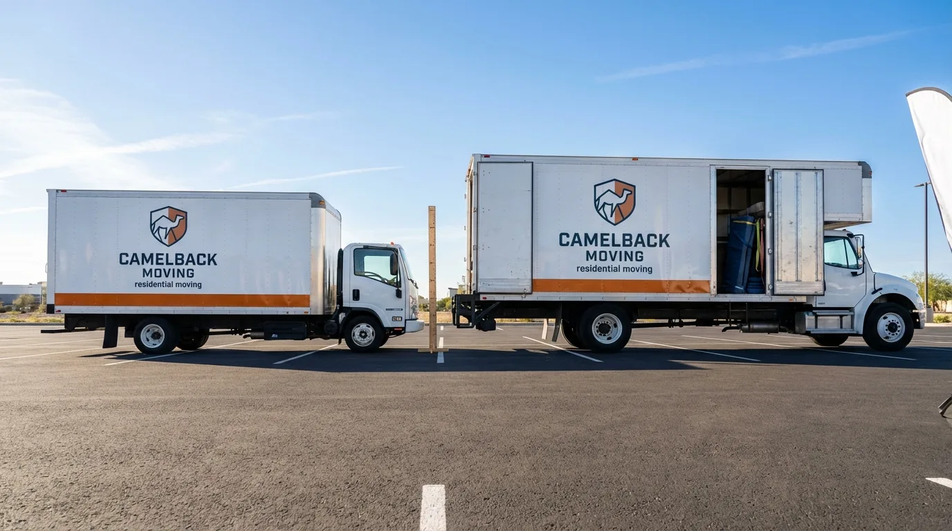 Moving truck size capacity guide in Frisco City